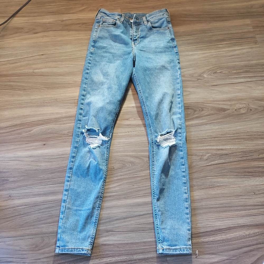 Topshop hi rise jeans